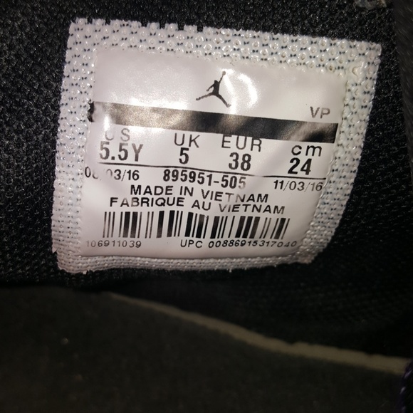 Purple Jordan's - Picture 3 of 3